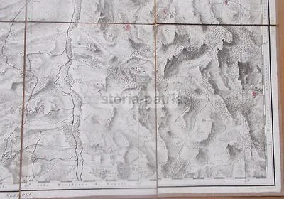Rizzi Zannoni, Calabria, Foglio 26 Bisignano, 1789, foto 9 di 9