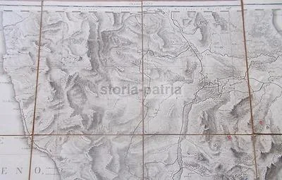 Rizzi Zannoni, Calabria, Foglio 26 Bisignano, 1789, foto 5 di 9