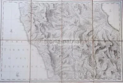 Rizzi Zannoni, Calabria, Foglio 26 Bisignano, 1789, foto 4 di 9