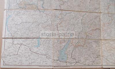 Trentino, Tirolo, Venezia, Laghi, Trieste, Capodistria. Antica Mappa Tedesca, Mayr, 1862