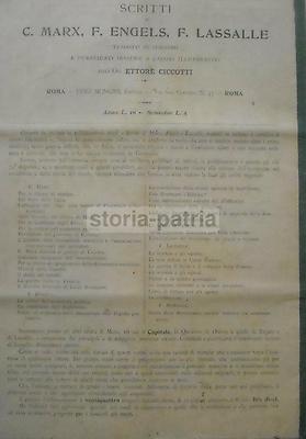 Il Socialismo, Rivista Periodica Quindicinale, Anno I N. 22, 1903