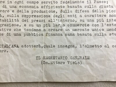Politica, Militaria: Unione Patriottica, Caduti In Guerra, Reduci, Tricolore Con Elmo