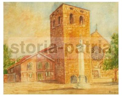 Trieste: San Giusto. Dipinto Da Collezione, Arte Contemporanea, Perich, Novecento