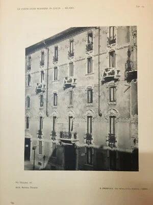 Sessanta Tavole di Palazzi Milanesi, Crudo Torino, foto 3 di 9