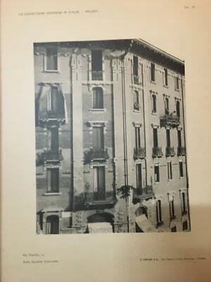 Sessanta Tavole di Palazzi Milanesi, Crudo Torino, foto 6 di 9
