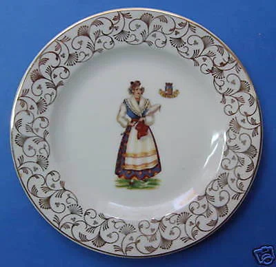 Piatto Langenthal con Costume Popolare del Veneto