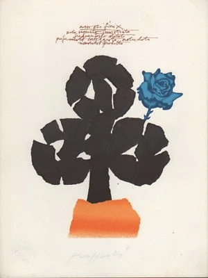 Concetto Pozzati, Carte da Gioco: Fiori, Bolaffi