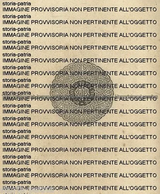 Abruzzo, Sulmona, Giornale Repubblicano La Democrazia, Antico Foglio Volante d'Epoca