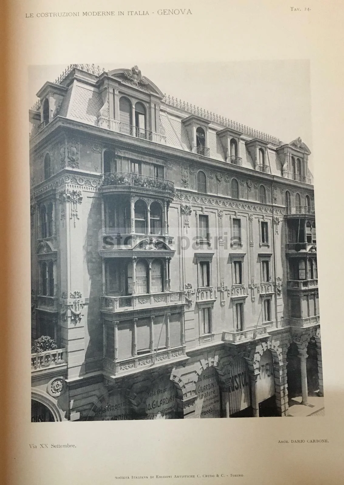 Le Costruzioni Moderne in Italia: Genova, 60 Tavole in Eliotipia, foto 10 di 10