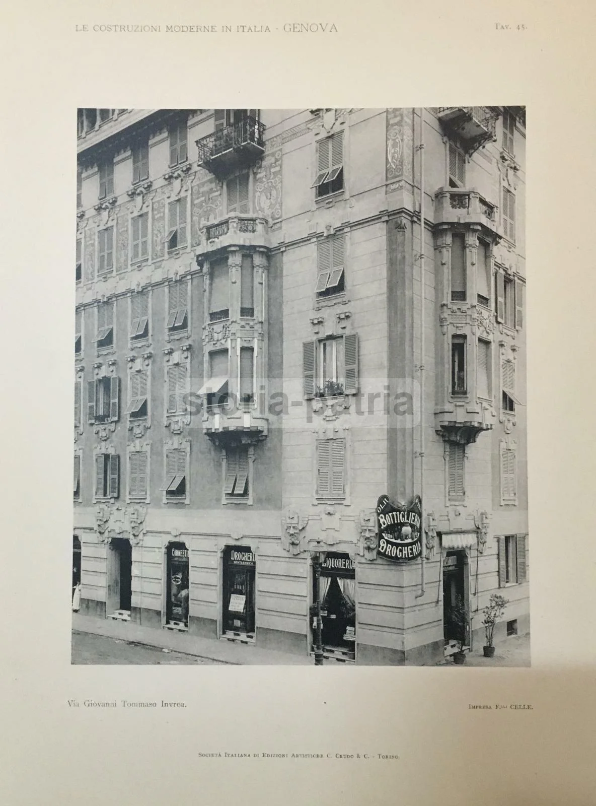 Le Costruzioni Moderne in Italia: Genova, 60 Tavole in Eliotipia, foto 7 di 10