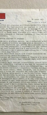 Politica, Militaria: Unione Patriottica, Caduti In Guerra, Reduci, Tricolore Con Elmo