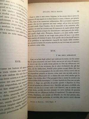 Apuleio di Madaura, della Magia, Zanichelli 1965