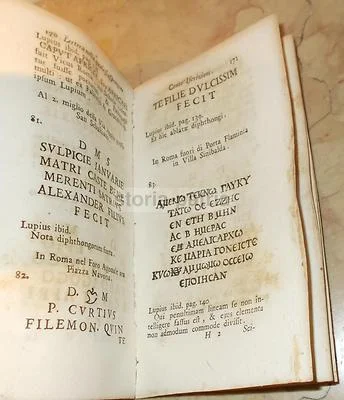 Volpi, Lettera a Calogerà su Cento Iscrizioni Antiche