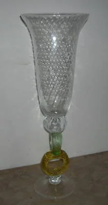 Vaso a Calice in Vetro, Venezia Murano