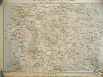 Atlante Stradale Tci, Foglio Oristano e Lanusei