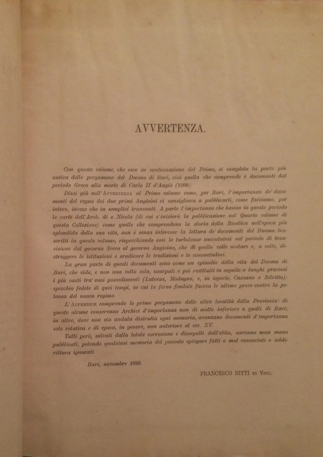 Codice Diplomatico Barese, Volume Secondo, Bari 1899, foto 7 di 12