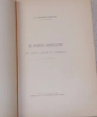 Edoardo Deodati, le Società Cooperative nel Codice di Commercio, 1884, foto 3 di 5