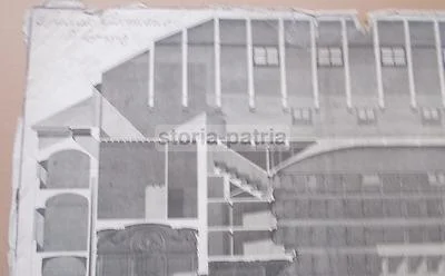 Spaccato Geometrico per Lunghezza di un Teatro, Acquaforte, foto 2 di 4