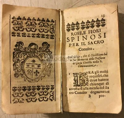 Panicario, Rose e Fiori Spinosi, Macerata 1628
