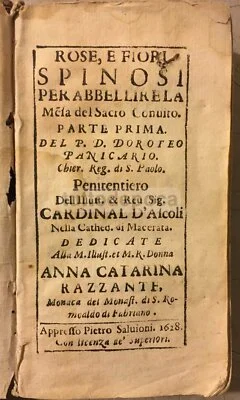 Panicario, Rose e Fiori Spinosi, Macerata 1628, foto 6 di 9