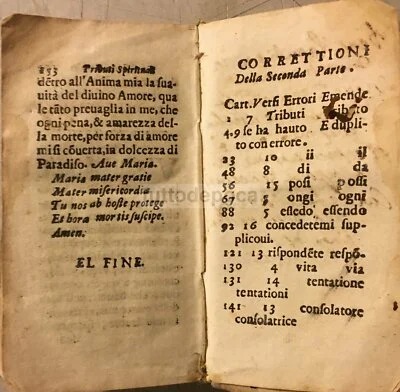 Panicario, Rose e Fiori Spinosi, Macerata 1628, foto 5 di 9