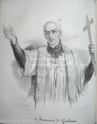 San Francesco di Girolamo, Litografia di Wenzel