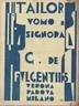 Tailor De Fulgentiis, Litografia di Angoletta, 1929