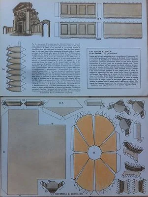 Gioco di Costruzioni: Sant'andrea al Quirinale, Anni '50, foto 3 di 6