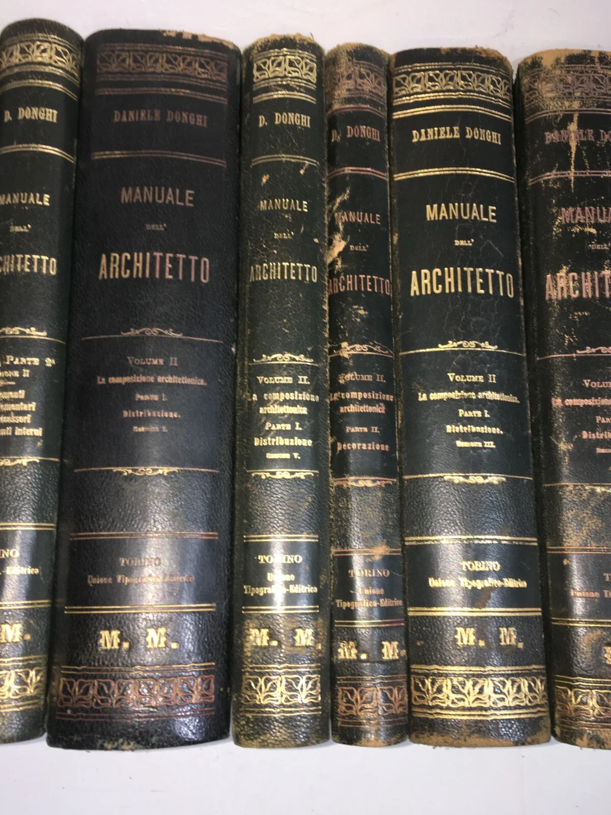 Daniele Donghi, Manuale dell'Architetto, Dieci Volumi, Torino, Utet, 1925 1935, foto 2 di 20