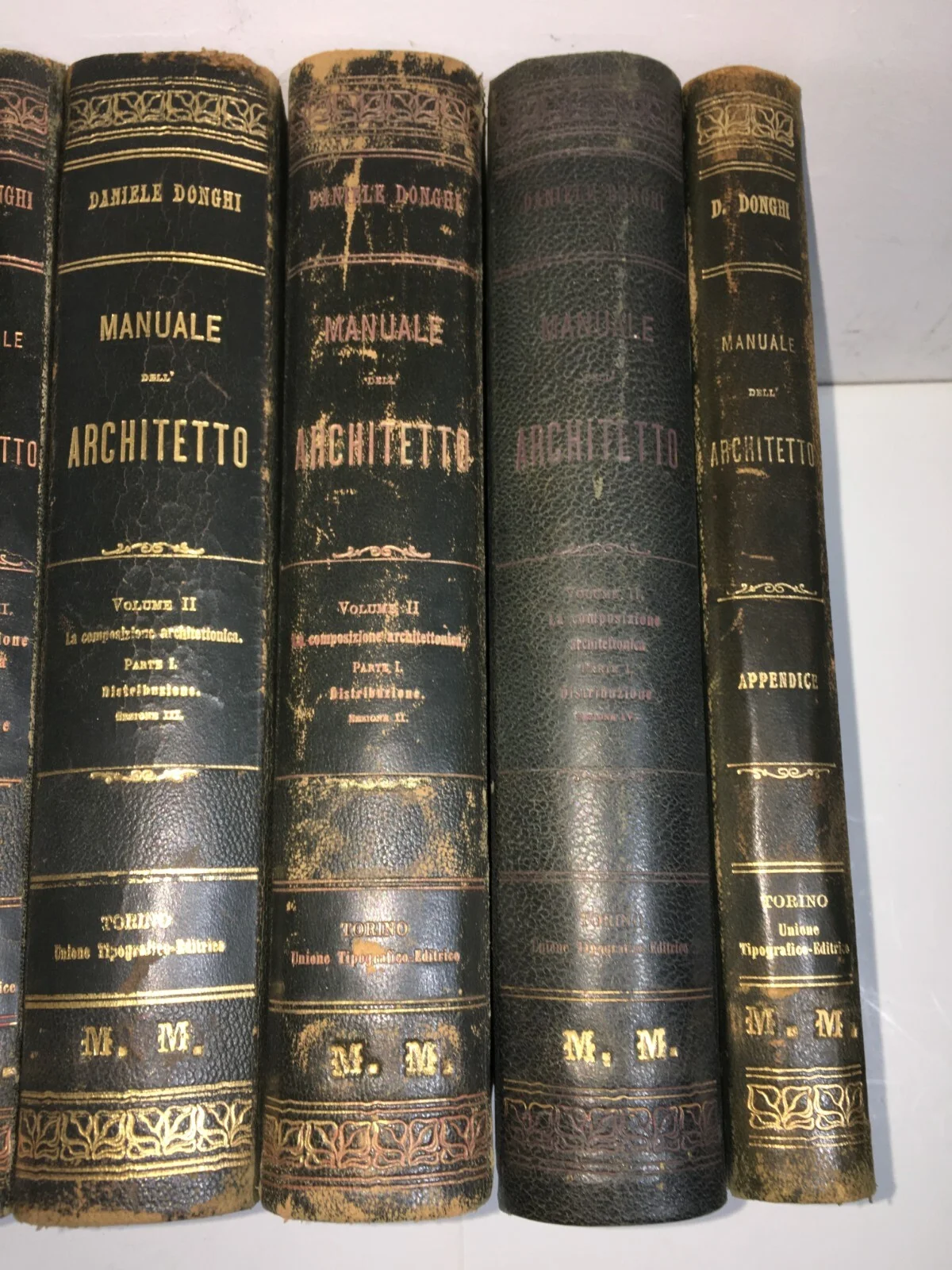 Daniele Donghi, Manuale dell'Architetto, Dieci Volumi, Torino, Utet, 1925 1935, foto 3 di 20