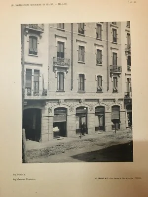 Sessanta Tavole di Palazzi Milanesi, Crudo Torino, foto 7 di 9