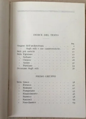 Canella, Stili di Architettura, Hoepli 1928, foto 2 di 12