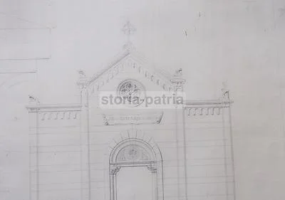 Disegno della Cappella Mastrogiacomo, Puglia, foto 3 di 4