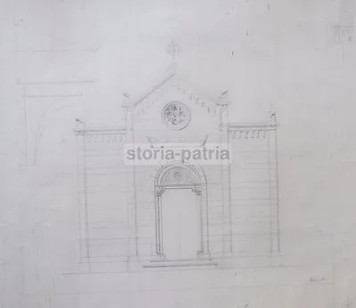 Disegno della Cappella Mastrogiacomo, Puglia