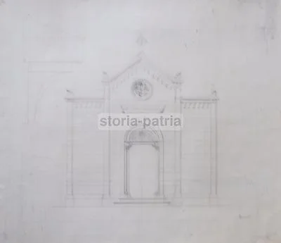 Disegno della Cappella Mastrogiacomo, Puglia, foto 2 di 4