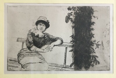 Giuseppe De Nittis: Incisione Originale Dalla Gazette Des Beaux Arts