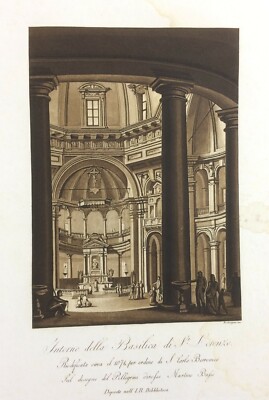 Interno Della Basilica Di San Lorenzo A Milano