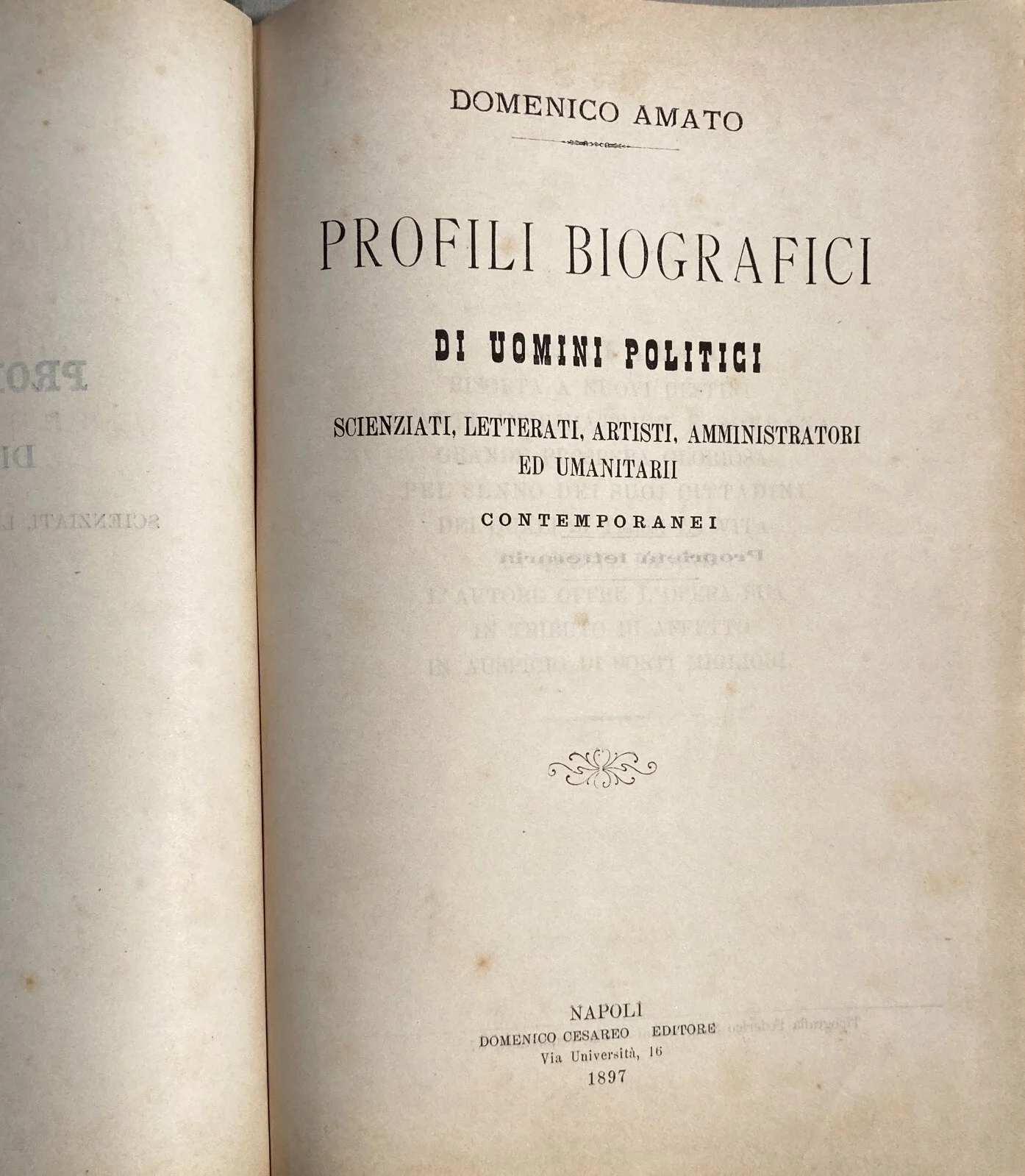 Profili Biografici: Biografie Di Politici, Letterati, Artisti E Casa Savoia, foto 5 di 12