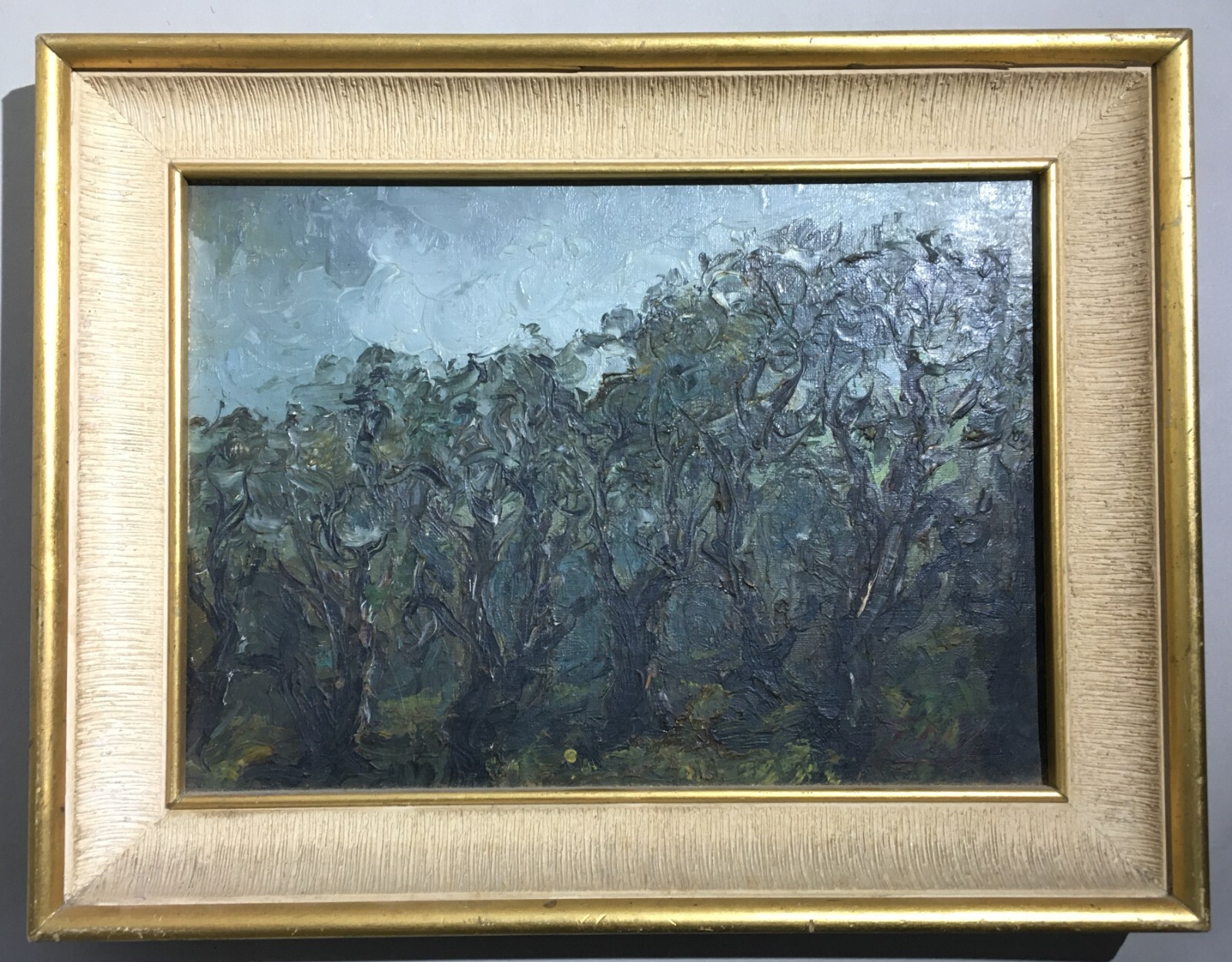 Arte Del '900, Puglia: Giuseppe Di Fino Ulivi In Autunno (Mostra Maggio Di Bari)
