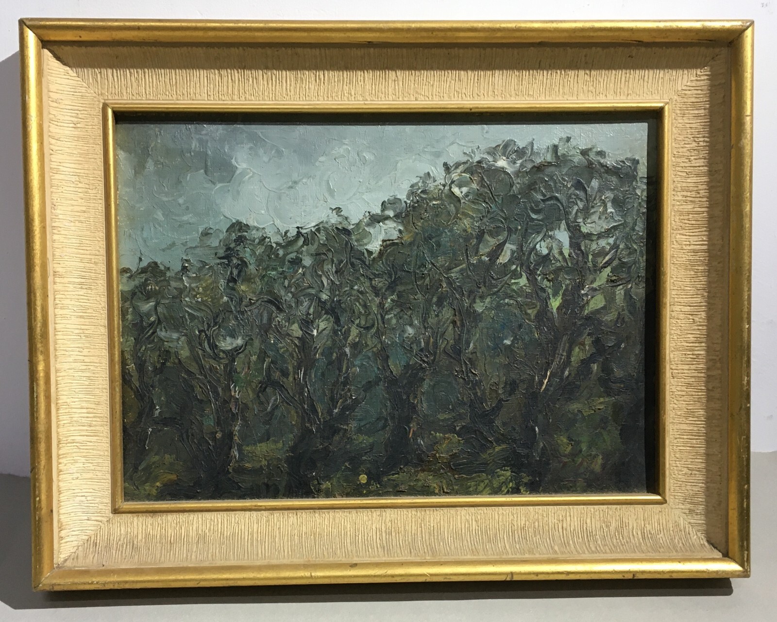 Arte Del '900, Puglia: Giuseppe Di Fino Ulivi In Autunno (Mostra Maggio Di Bari)