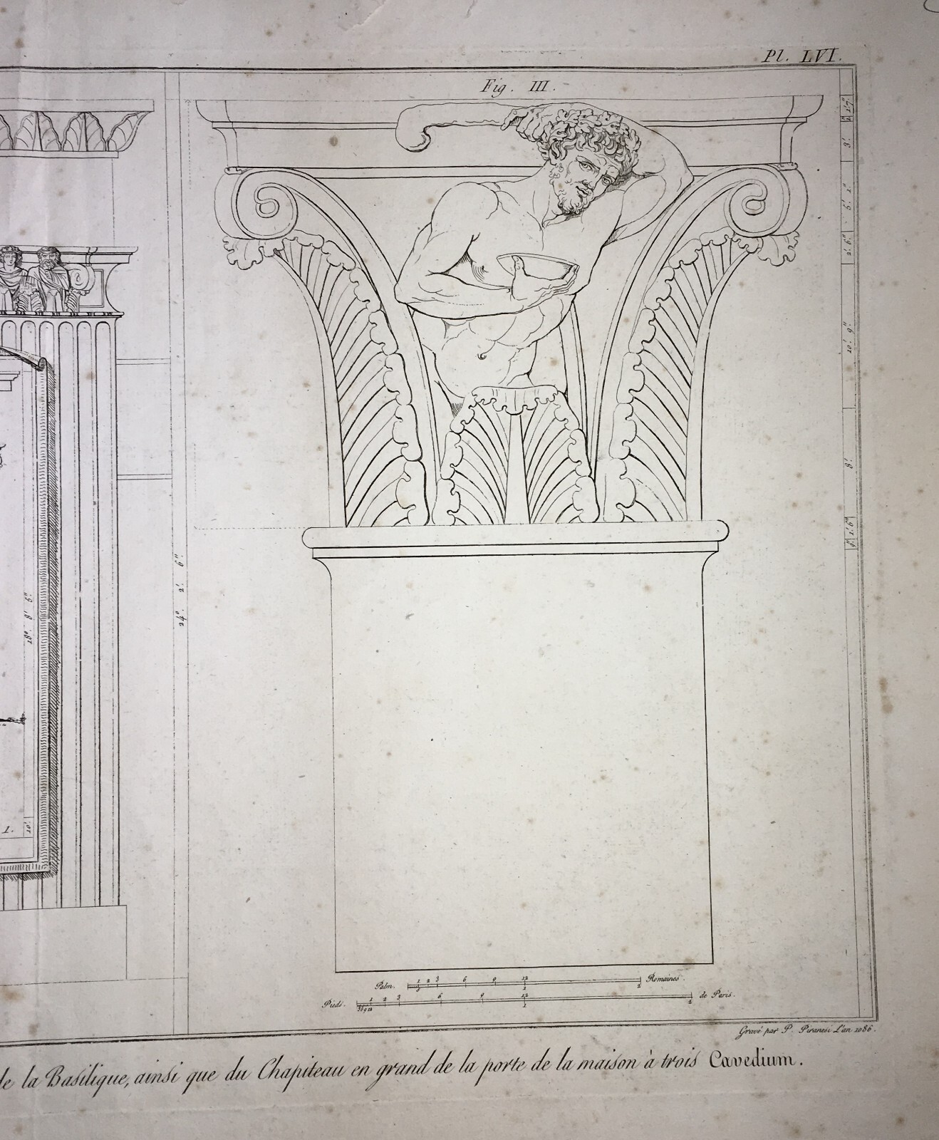 Arte E Architettura: Antiche Prospettive Di Cavedium, Incisione Di Piranesi, 1806