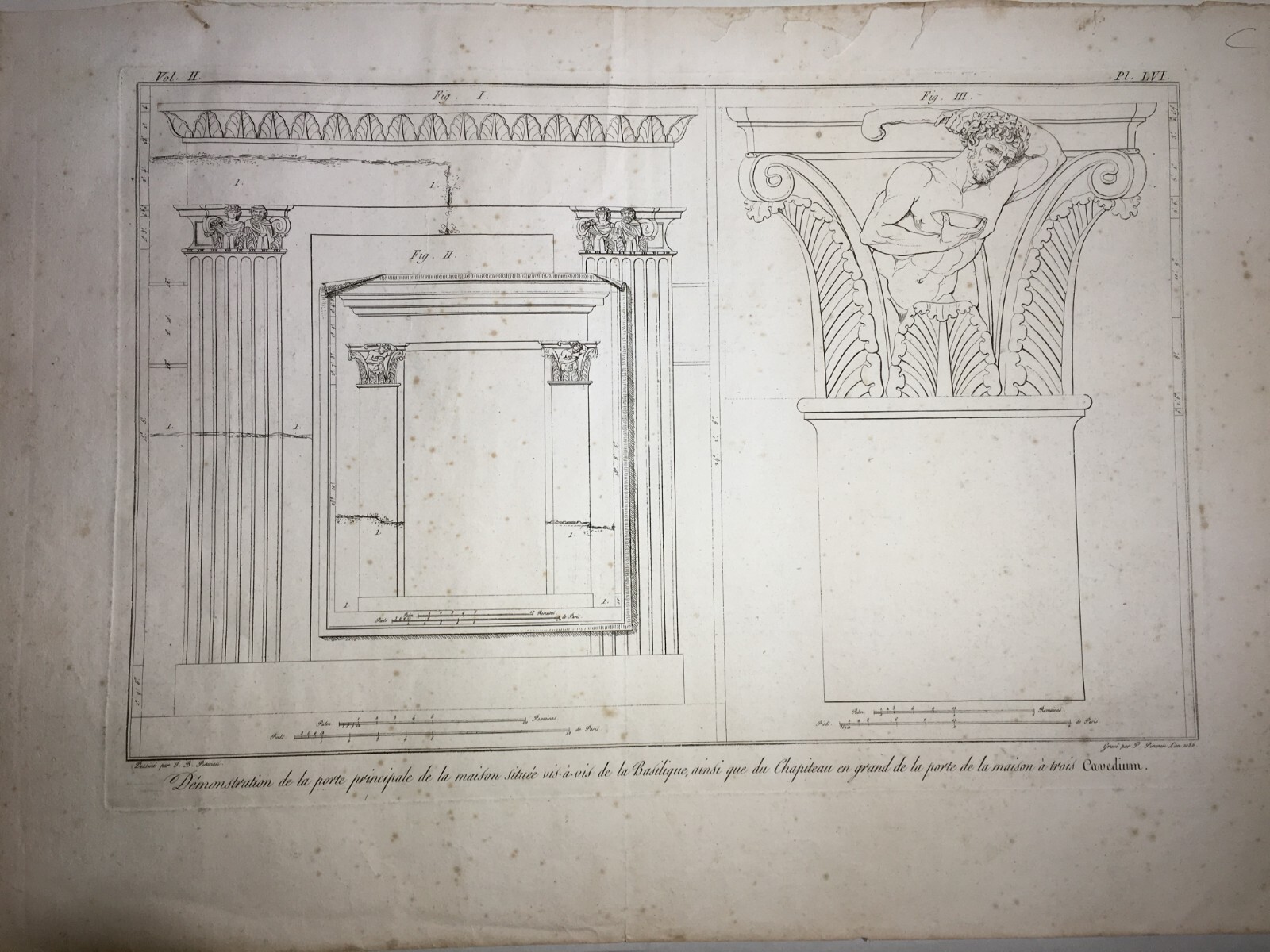 Arte E Architettura: Antiche Prospettive Di Cavedium, Incisione Di Piranesi, 1806