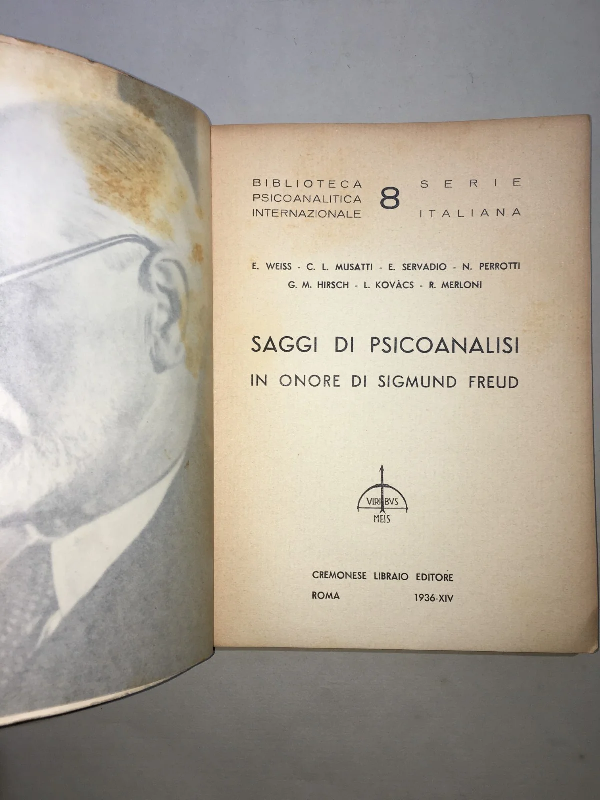 Saggi Di Psicoanalisi In Onore Di Sigmund Freud (1936), foto 7 di 8