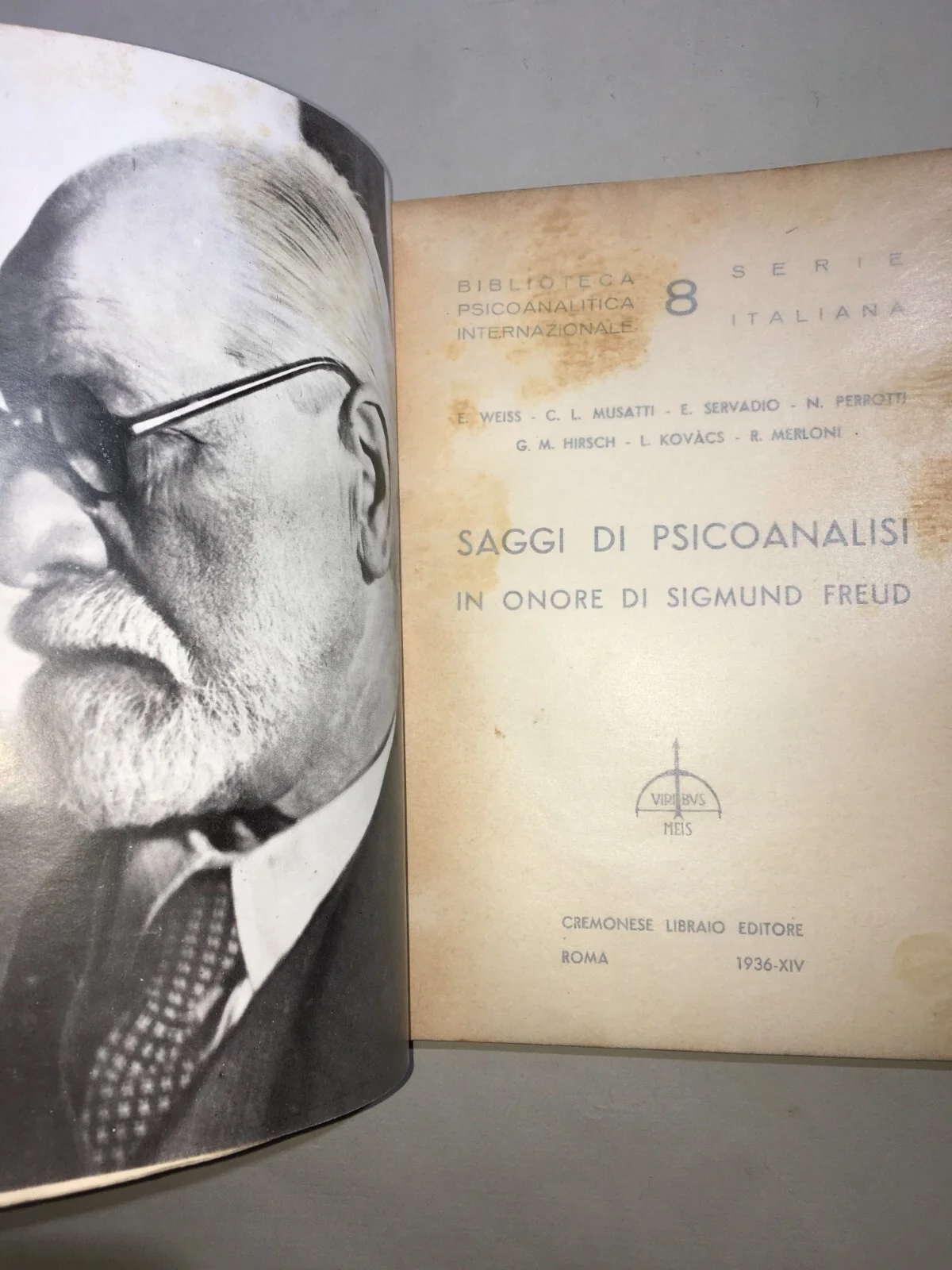 Saggi Di Psicoanalisi In Onore Di Sigmund Freud (1936), foto 4 di 8