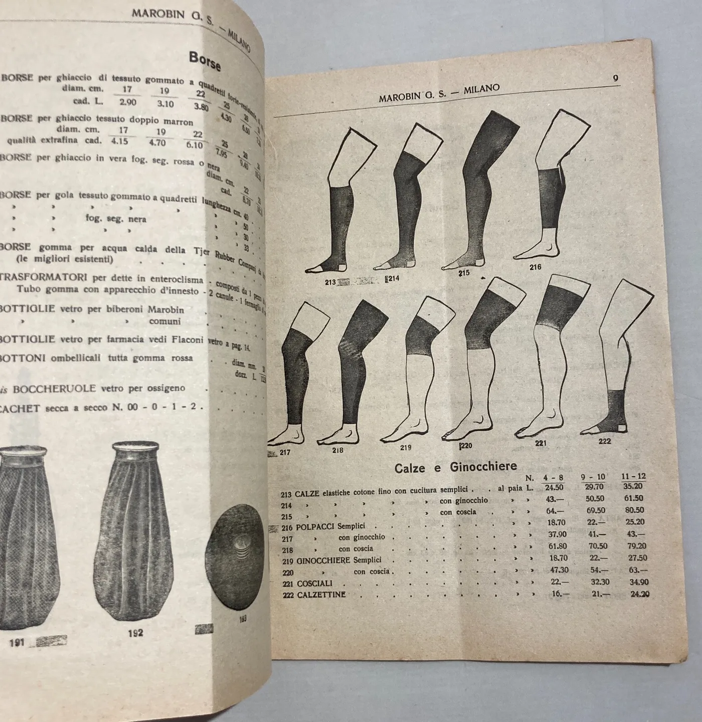 Medicina, Farmacia E Igiene: Catalogo Pubblicitario Marobin, 1922, foto 6 di 11
