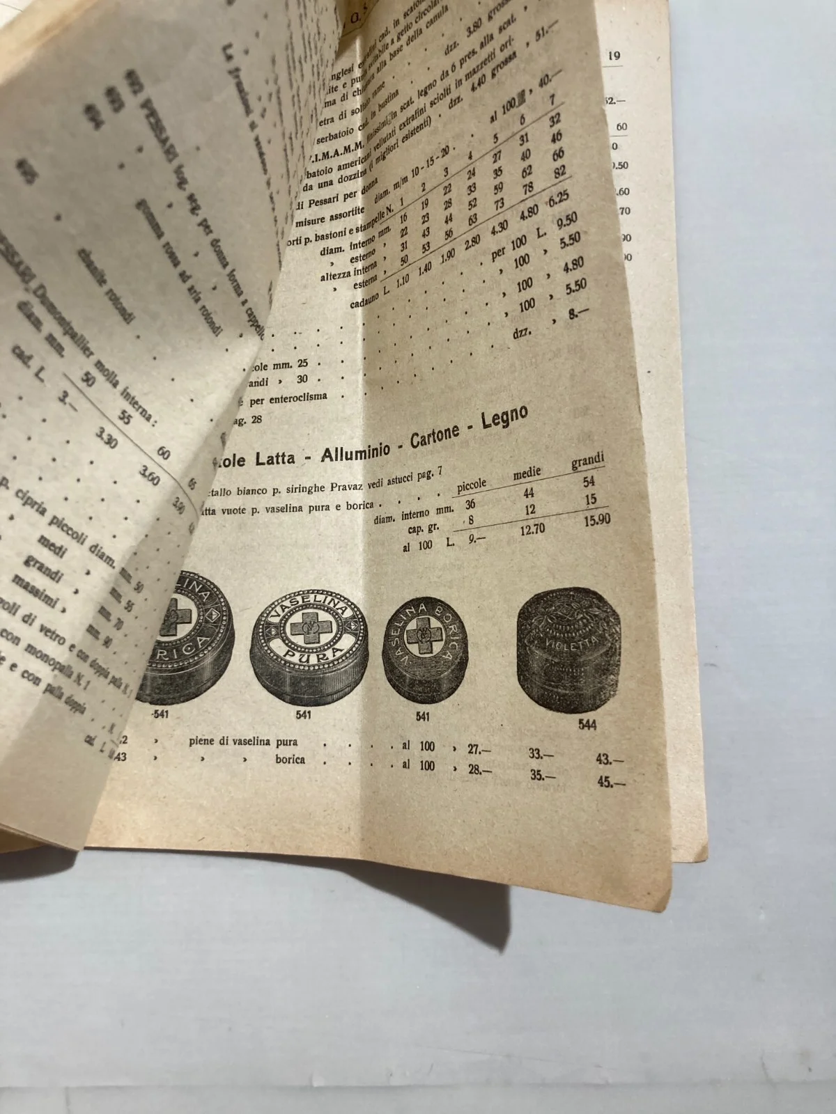 Medicina, Farmacia E Igiene: Catalogo Pubblicitario Marobin, 1922, foto 7 di 11