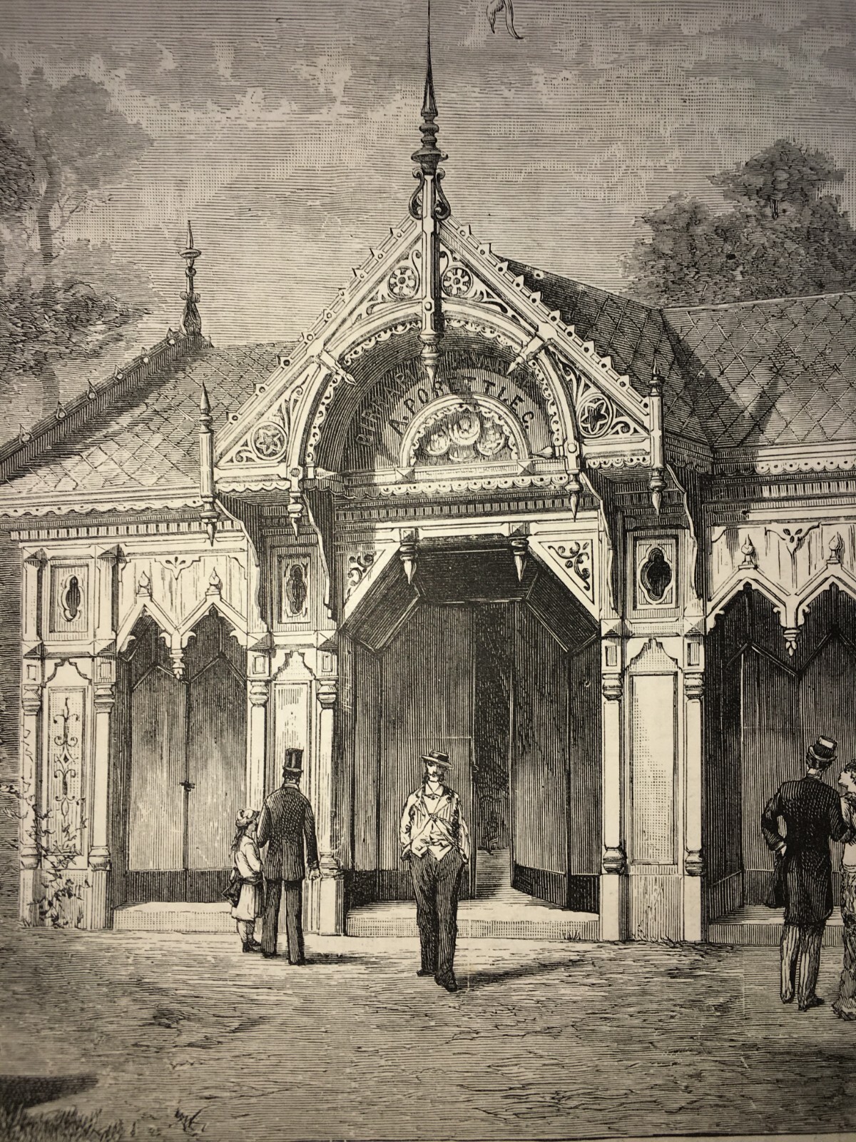 Arte, Architettura, Esposizione Di Milano, 1881, Padiglione Ditta Poretti, Birreria