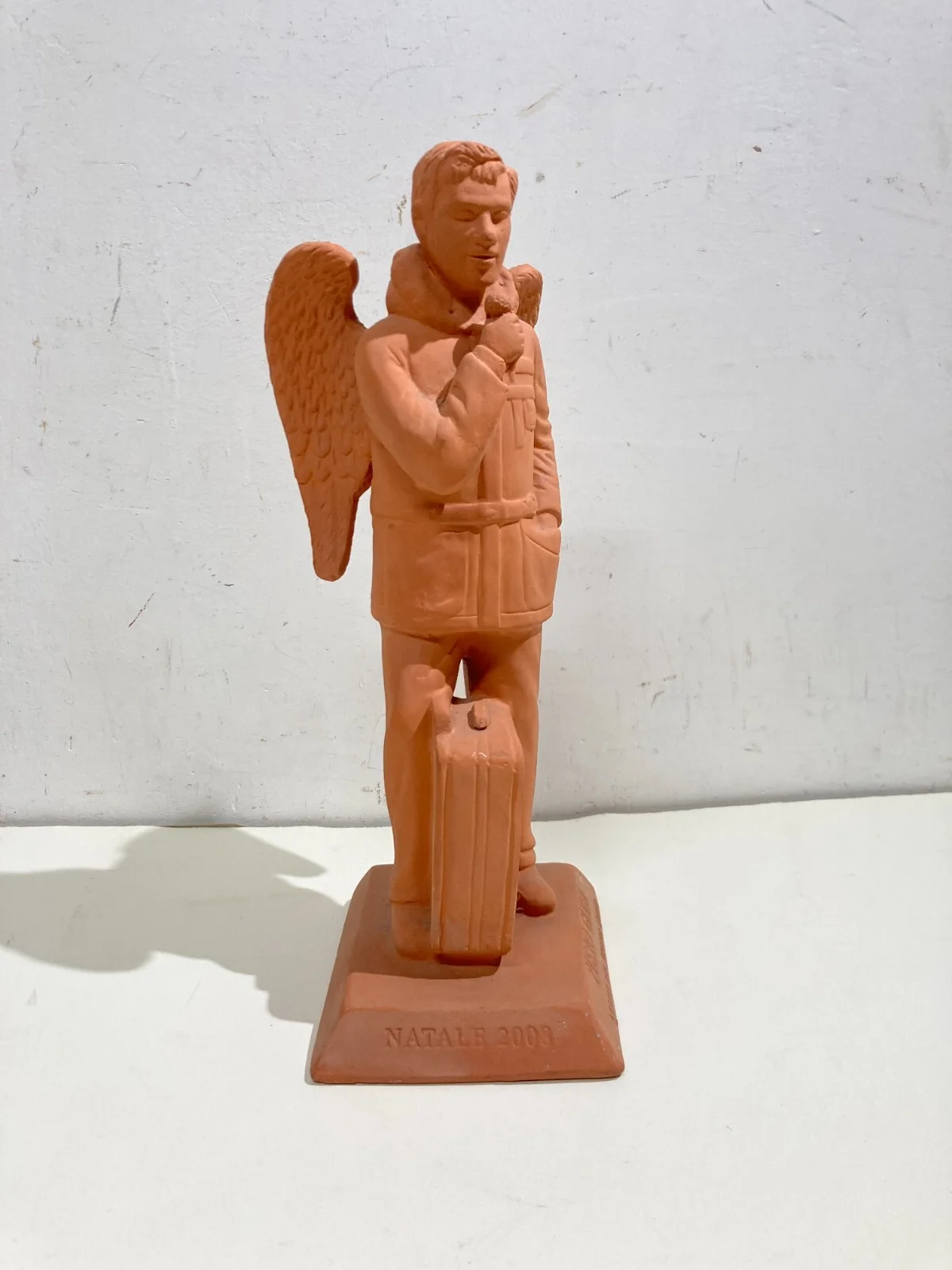Piero Guidi Scultura Pubblicitaria Gli Angeli Del Nostro Tempo Giornalista Reporter, foto 5 di 11