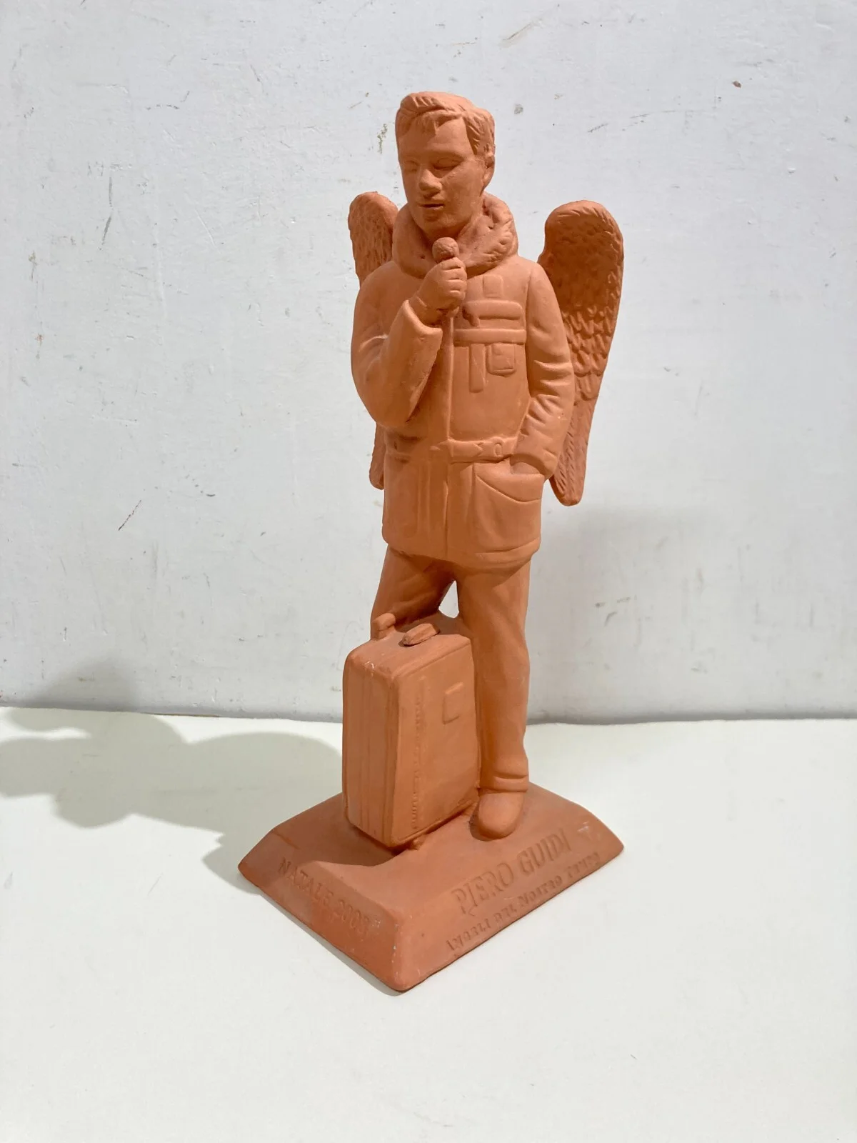 Piero Guidi Scultura Pubblicitaria Gli Angeli Del Nostro Tempo Giornalista Reporter, foto 6 di 11