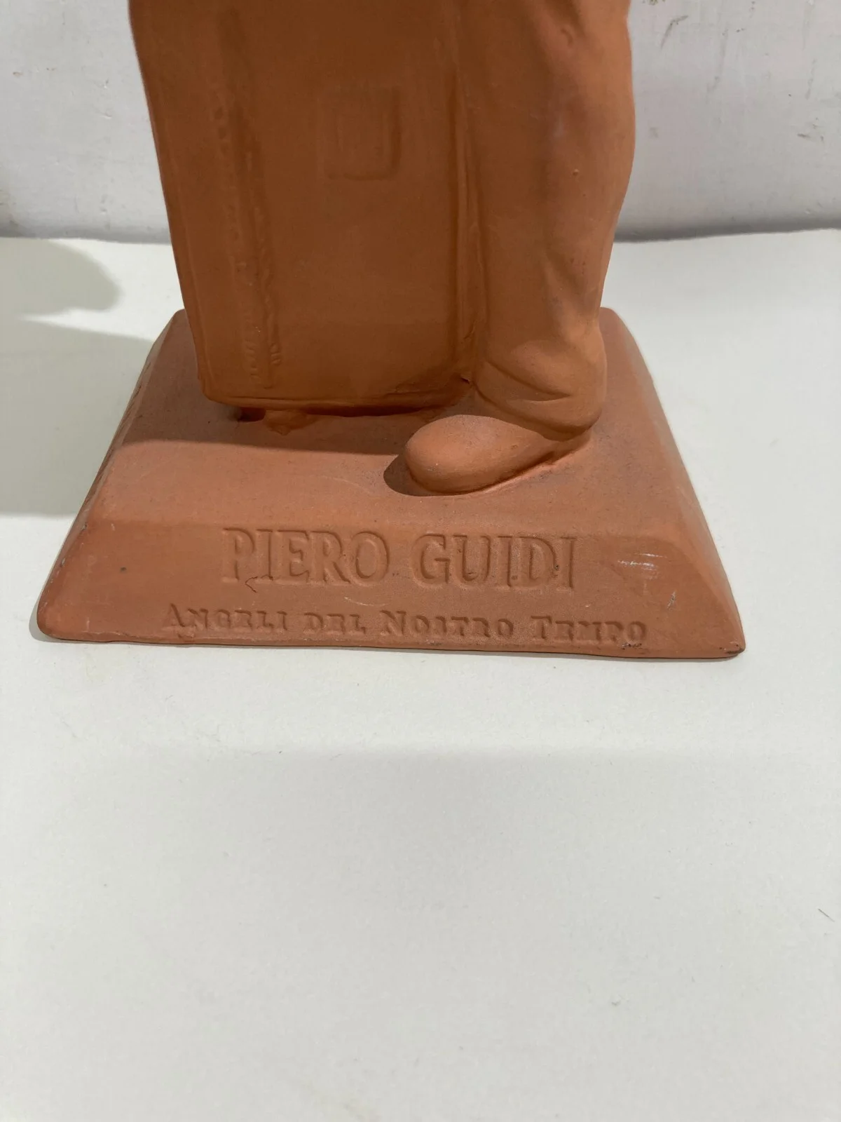 Piero Guidi Scultura Pubblicitaria Gli Angeli Del Nostro Tempo Giornalista Reporter, foto 4 di 11